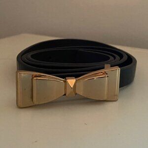 Black Bow Accent Belt